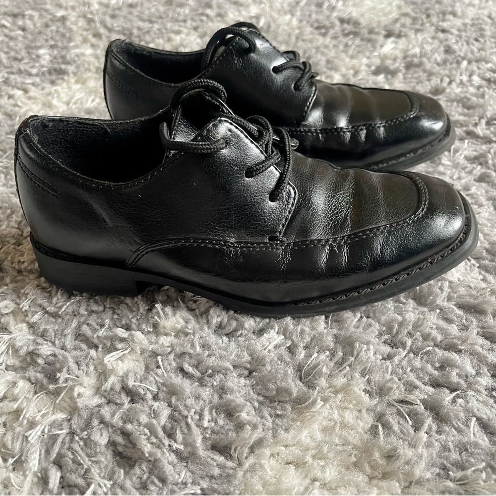 SONOMA Boys Black Dress shoes sz. 1